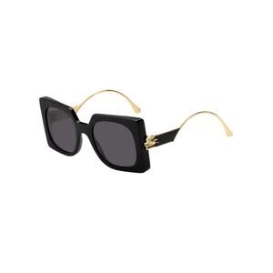 New, ETRO Sunglasses ETRO0026/S 807IR Oversized Square Black Frame